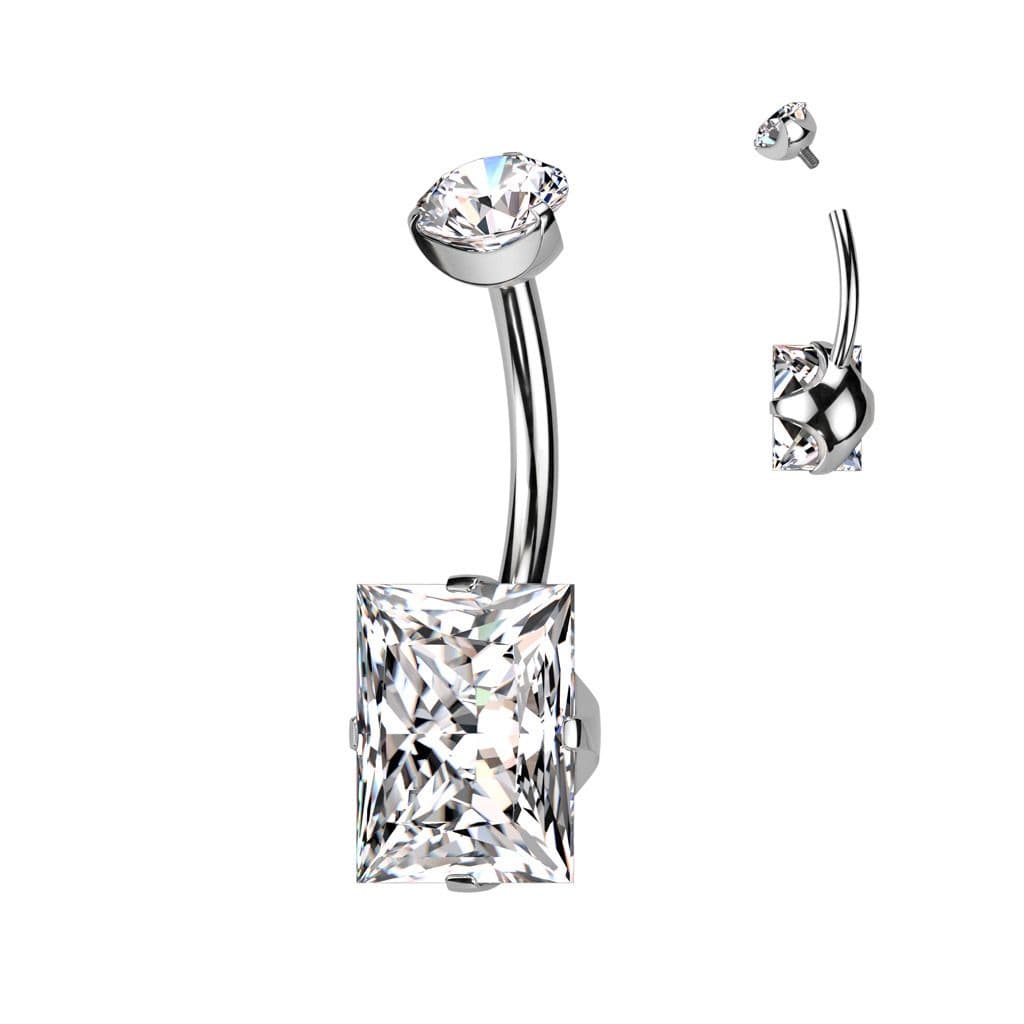 Piercing do pupíku - TITAN (duhová) - TIT1265-AB - náhled 4