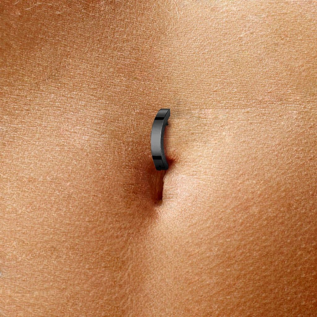 Piercing do pupíku 1,6 x 10 mm - BS01057K-1610 - náhled 3