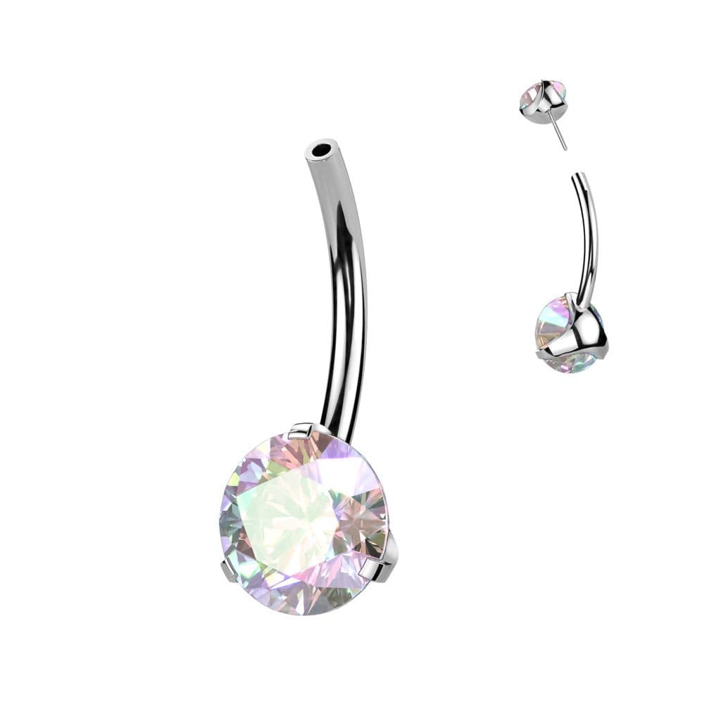 PUSH IN piercingu do pupíku TITAN (čirá) - TIT1273-C - náhled 4