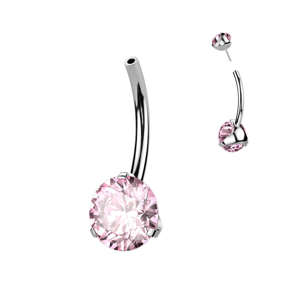 PUSH IN piercingu do pupíku TITAN (čirá) - TIT1273-C - náhled 5