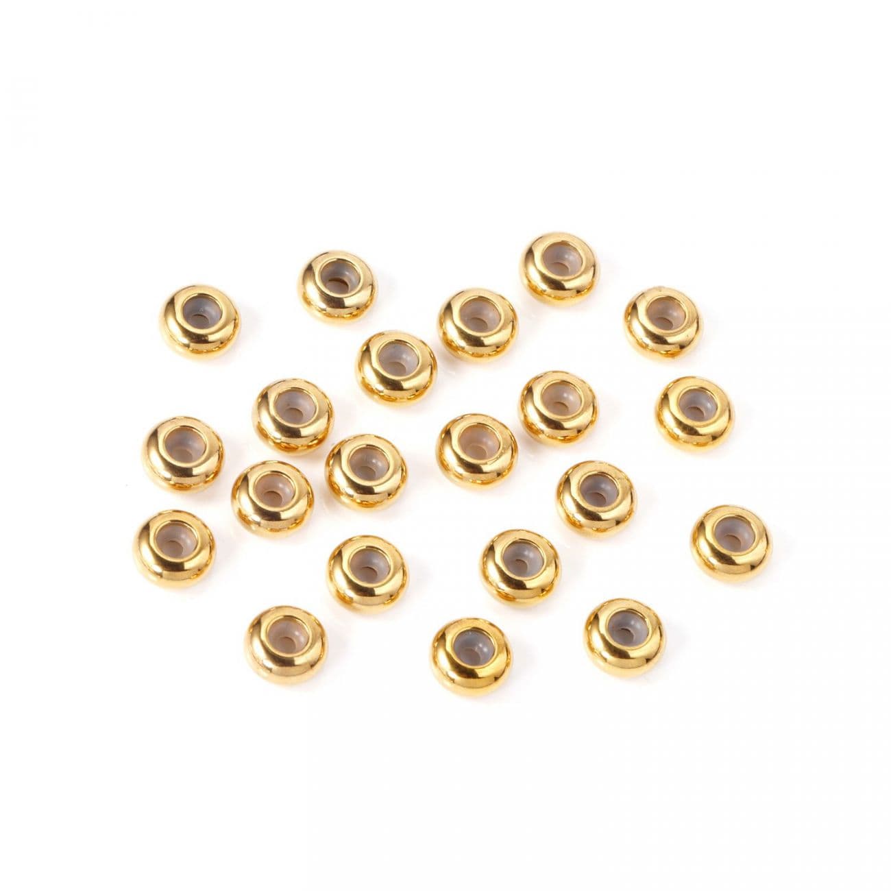 S4U Zlacený ocelový stopper /pojistka na náramek 10 mm - K0089-10 - náhled 2