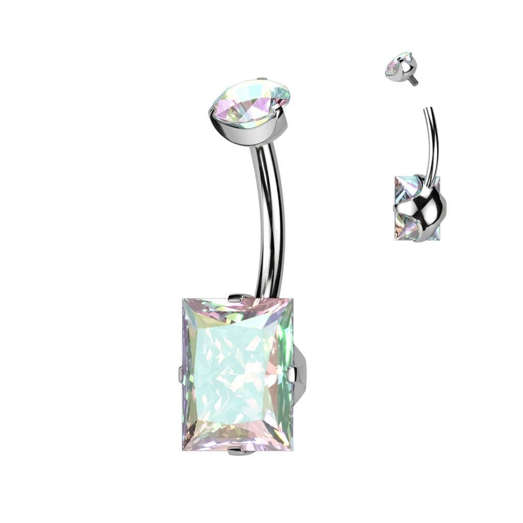 Piercing do pupíku - TITAN (duhová) - TIT1265-AB - náhled 1