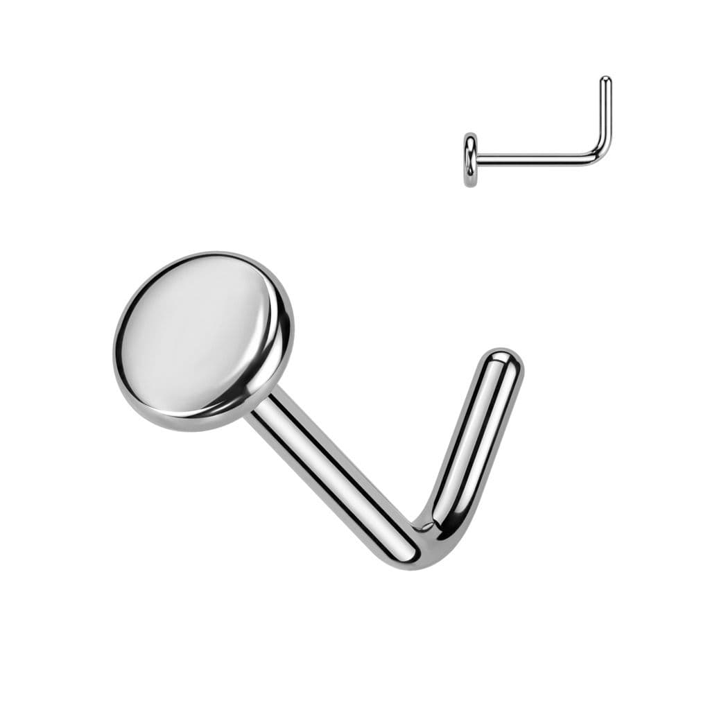 Piercing do nosu placka 3mm - TITAN - TIT1280-03