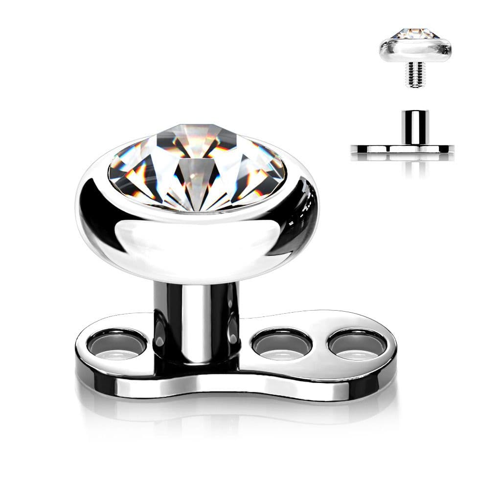 Kompletní microdermal piercing 1,6 mm (3 mm) - MD036C-03 - náhled 1