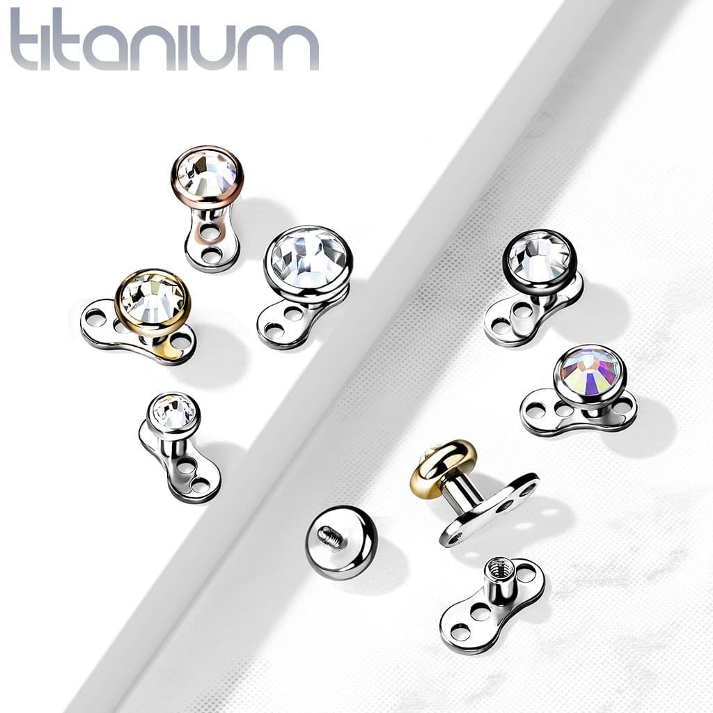 Kompletní microdermal piercing 1,6 mm (3 mm) - MD036C-03 - náhled 5