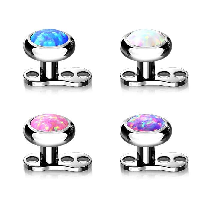 Kompletní microdermal piercing 1,6 mm (bílá) - MD037-OP17-04 - náhled 5