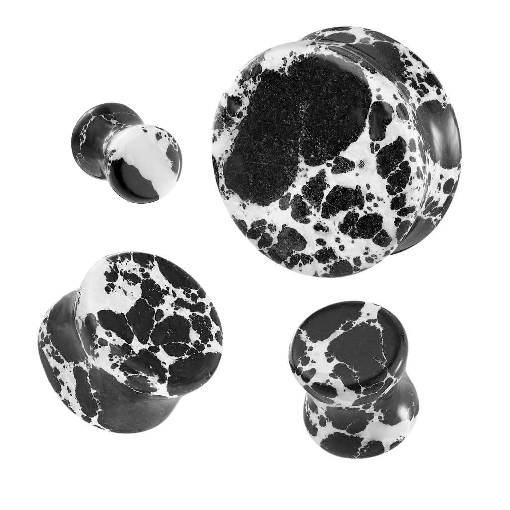 Mramorovaný plug do ucha (14 mm) - PL01279-14 - náhled 1