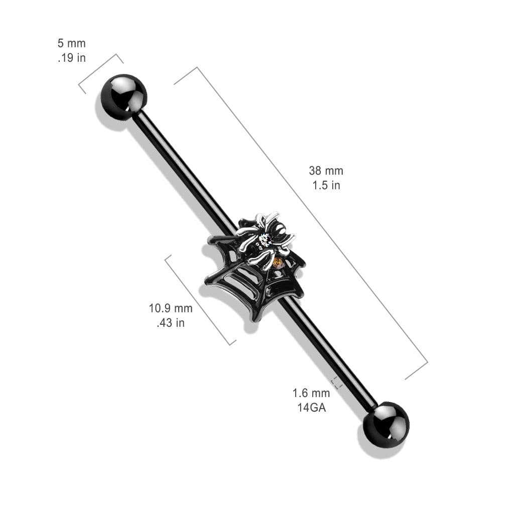 Industrial piercing - pavouk - náhled 3