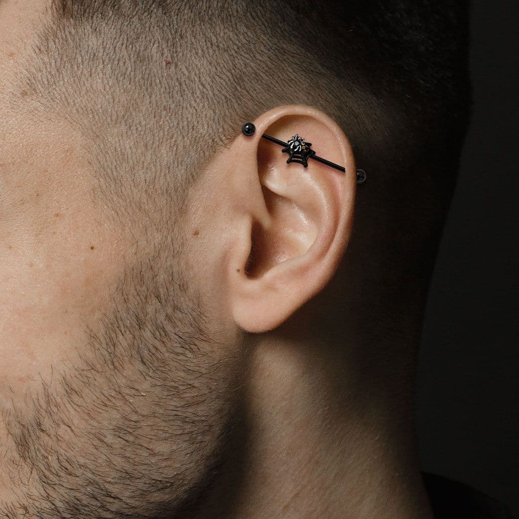 Industrial piercing - pavouk - náhled 4