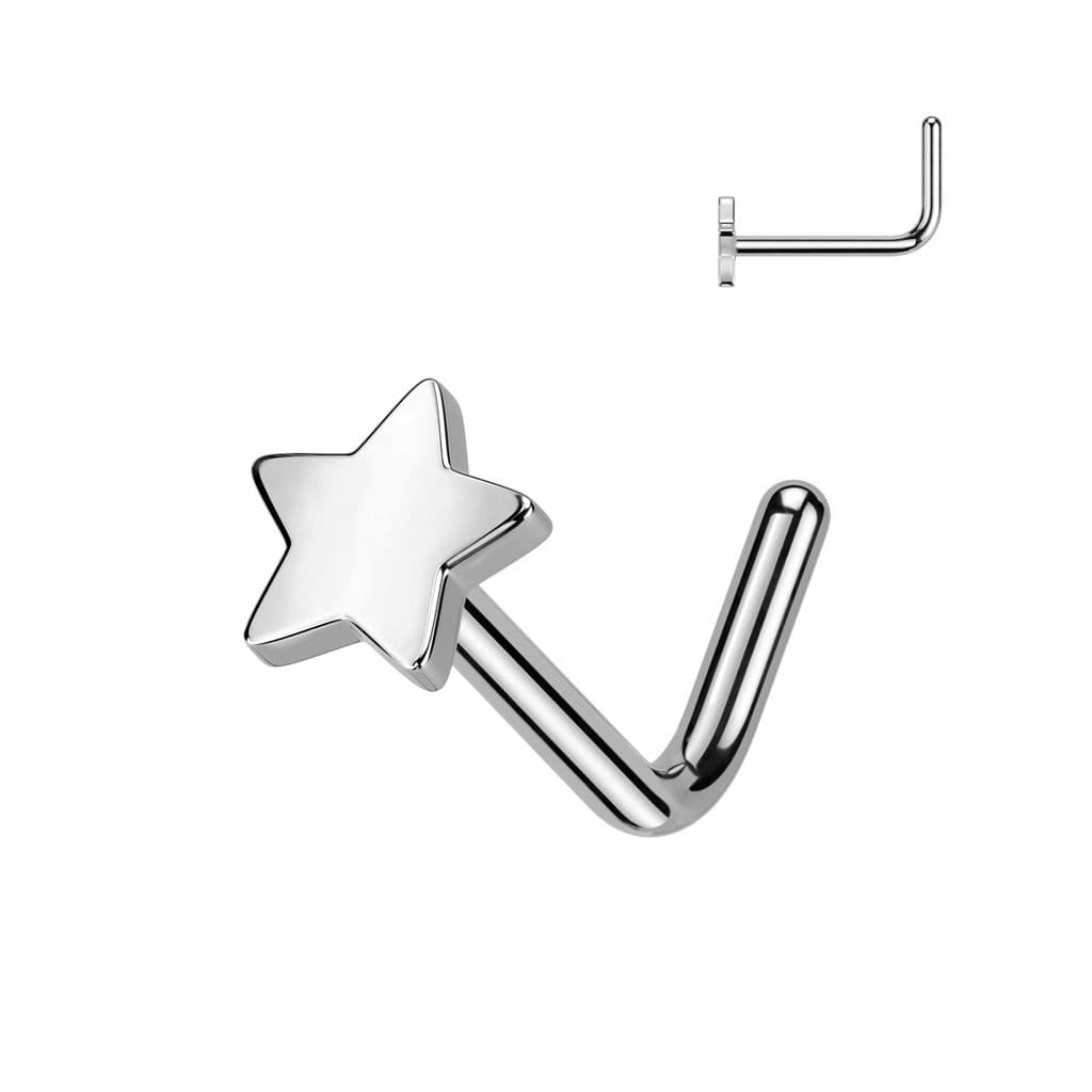 Piercing do nosu hvězdička - TITAN - TIT1287