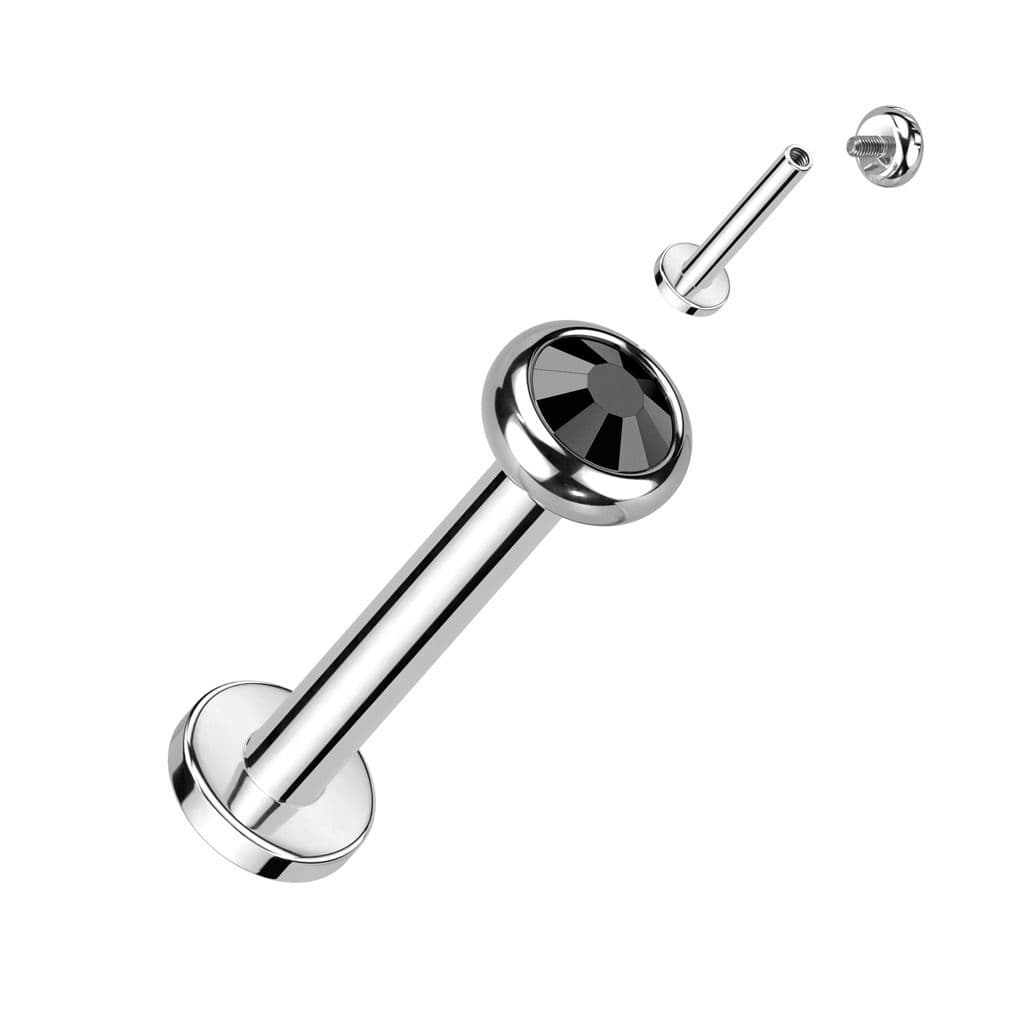 Piercing do brady - labreta TITAN (duhová) - TIT1291AB-1208 - náhled 3