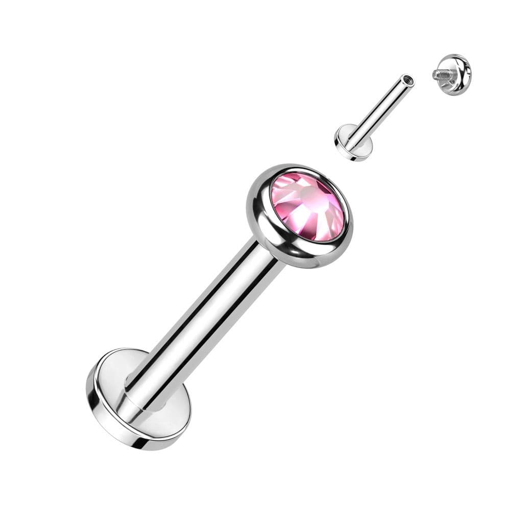 Piercing do brady - labreta TITAN (duhová) - TIT1291AB-1208 - náhled 4