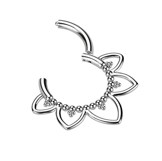 Segment kruh - helix / cartilage / tragus / septum piercing TITAN (1,2 x 10 mm) - TIT1294-1210 - náhled 2