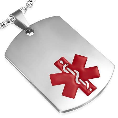 S4U Ocelová destička - hvězda života - DR1322