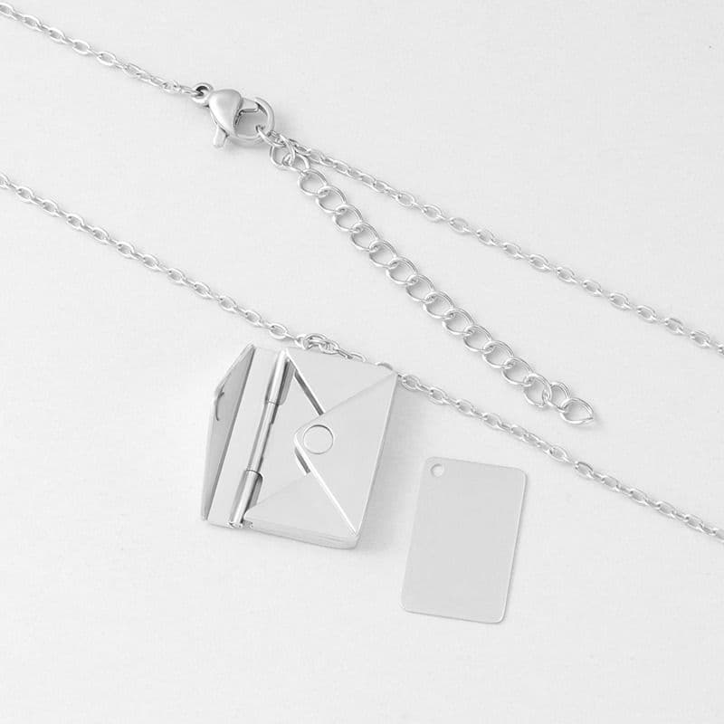 S4U Ocelový náhrdelník obálka - OPD0337-ST - náhled 3