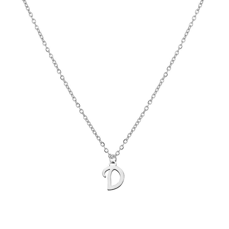 Ocelový náhrdelník, písmeno S - OPD0339-S - náhled 5