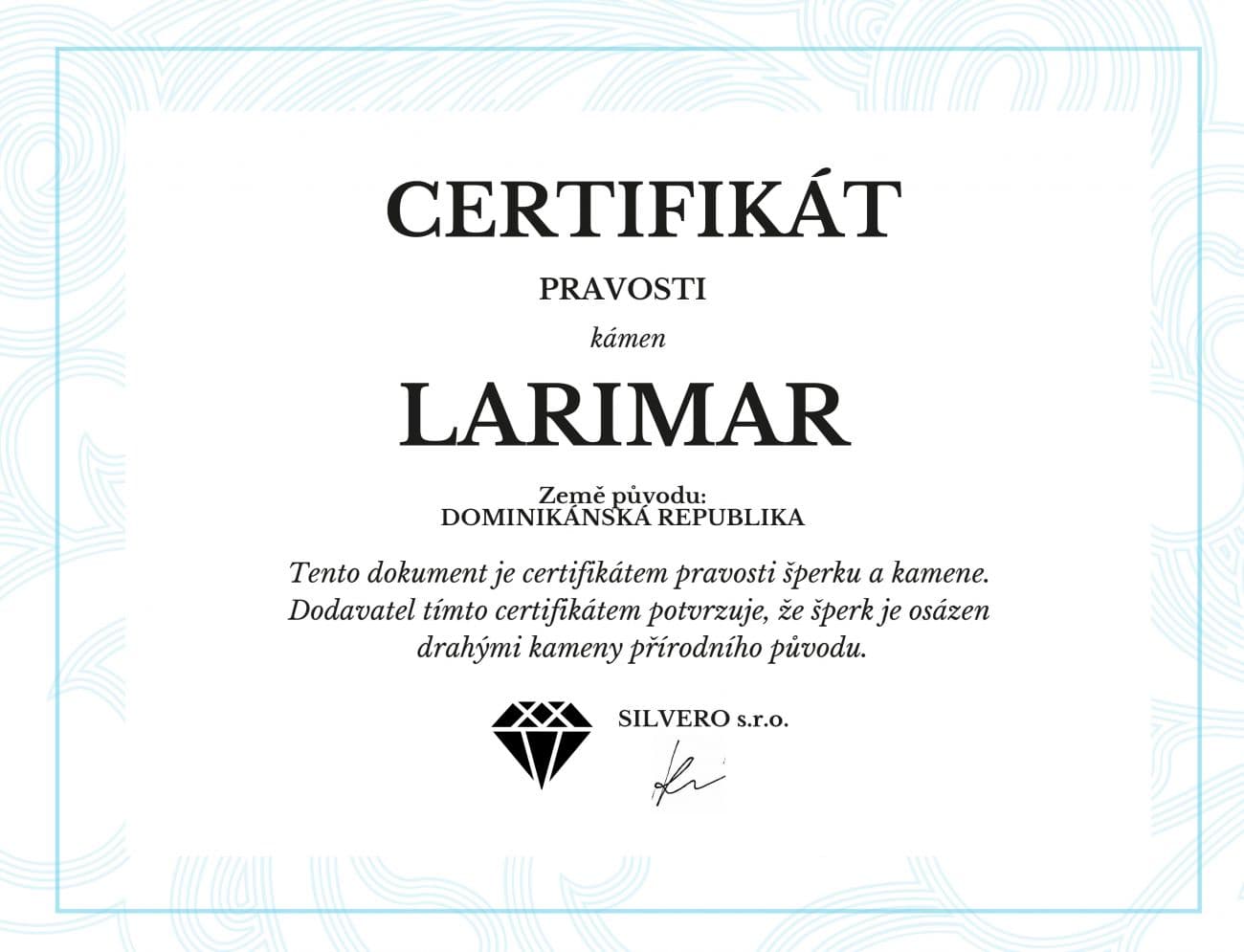 NUBIS Stříbrný přívěsek s larimarem - NB-4402 - náhled 2