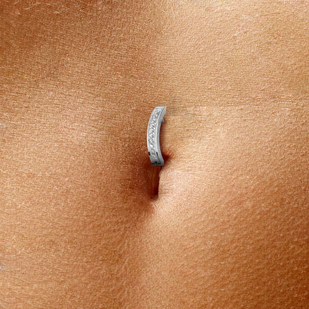 Piercing do pupíku TITAN 1,6 x 12 mm - TIT1285 - náhled 3