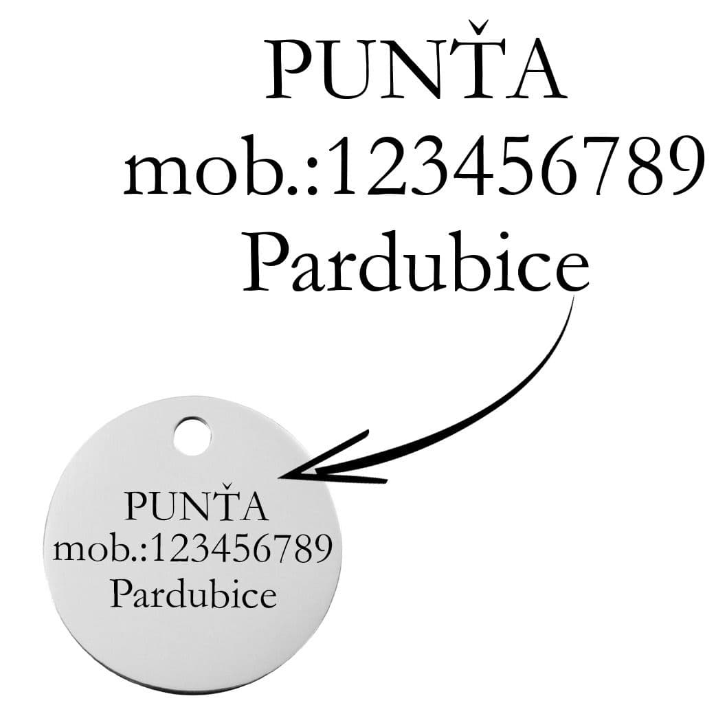S4U Ocelová psí známka 30 mm - PZ030 - náhled 4