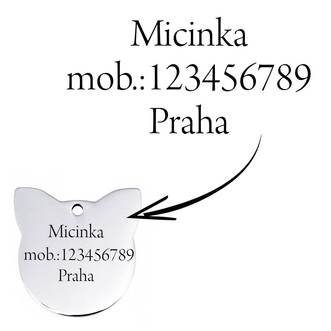 S4U Ocelová kočičí známka - PZ038 - náhled 4