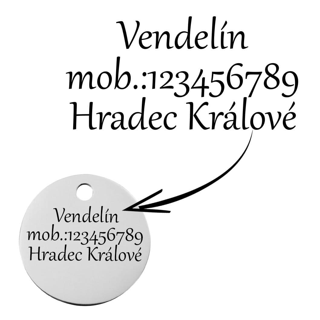 S4U Ocelová známka - kruh vel. S - PZ031 - náhled 3
