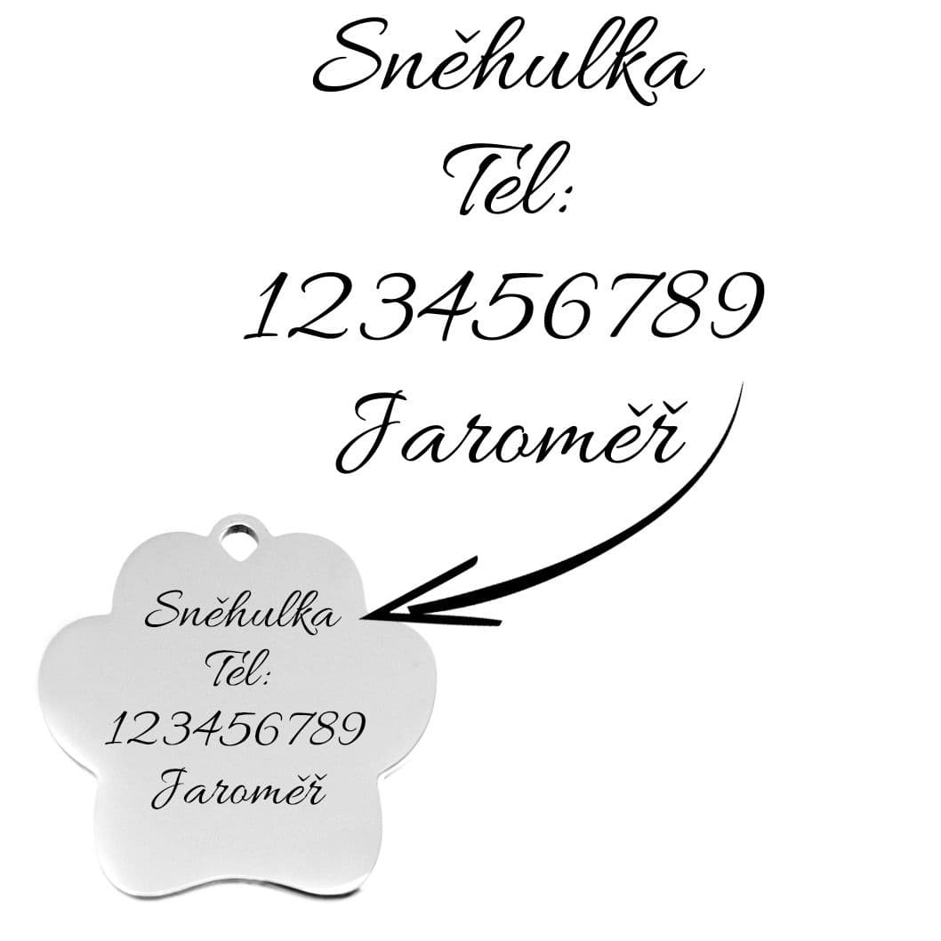 S4U Ocelová známka - tlapka - PZ042 - náhled 3
