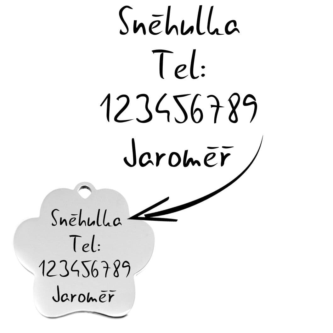 S4U Ocelová známka - tlapka - PZ042 - náhled 5