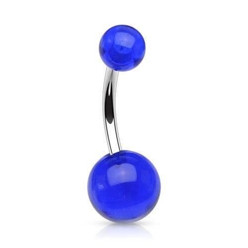Piercing do pupíku - banánek (fialová) - BA01017-A - náhled 4