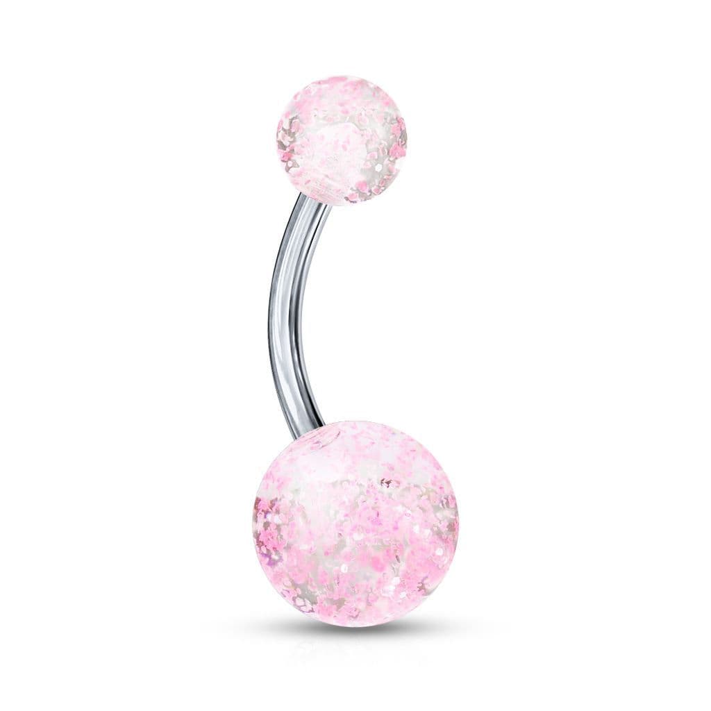 Piercing do pupíku - TITAN (fialová) - TIT1005-A - náhled 4