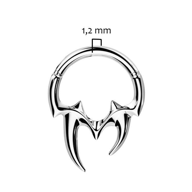 Piercing segment kruh tribal (1,2 x 10) - náhled 3