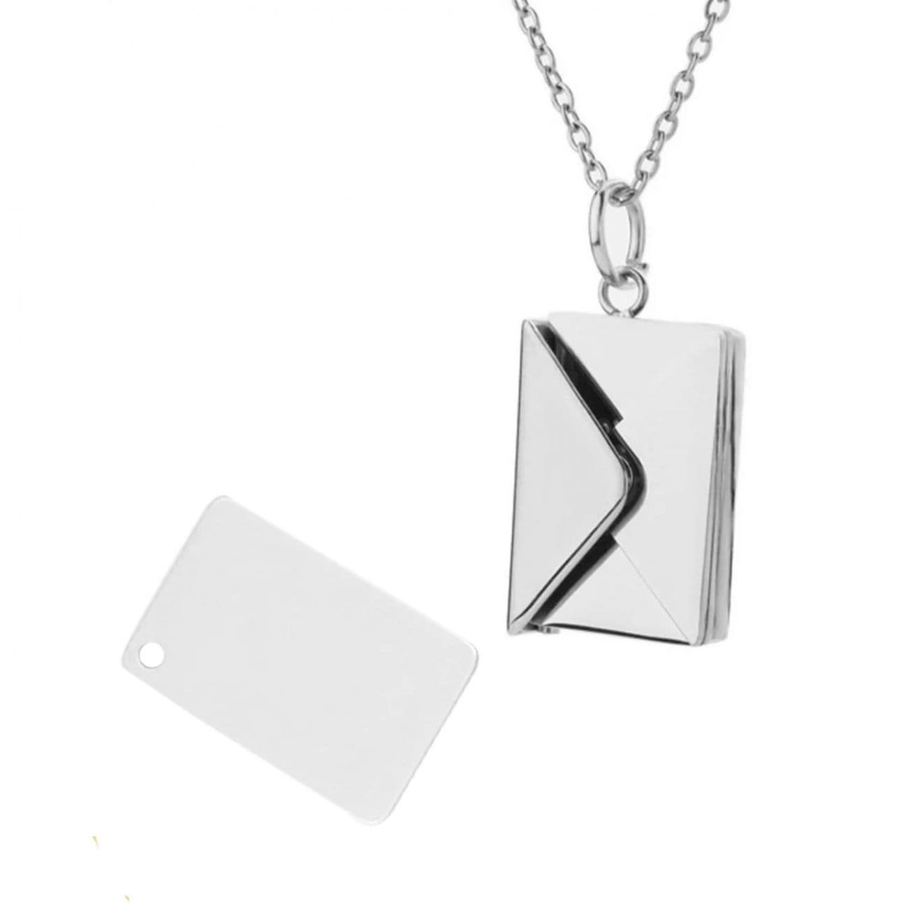 S4U Ocelový náhrdelník obálka - OPD0337-ST - náhled 1