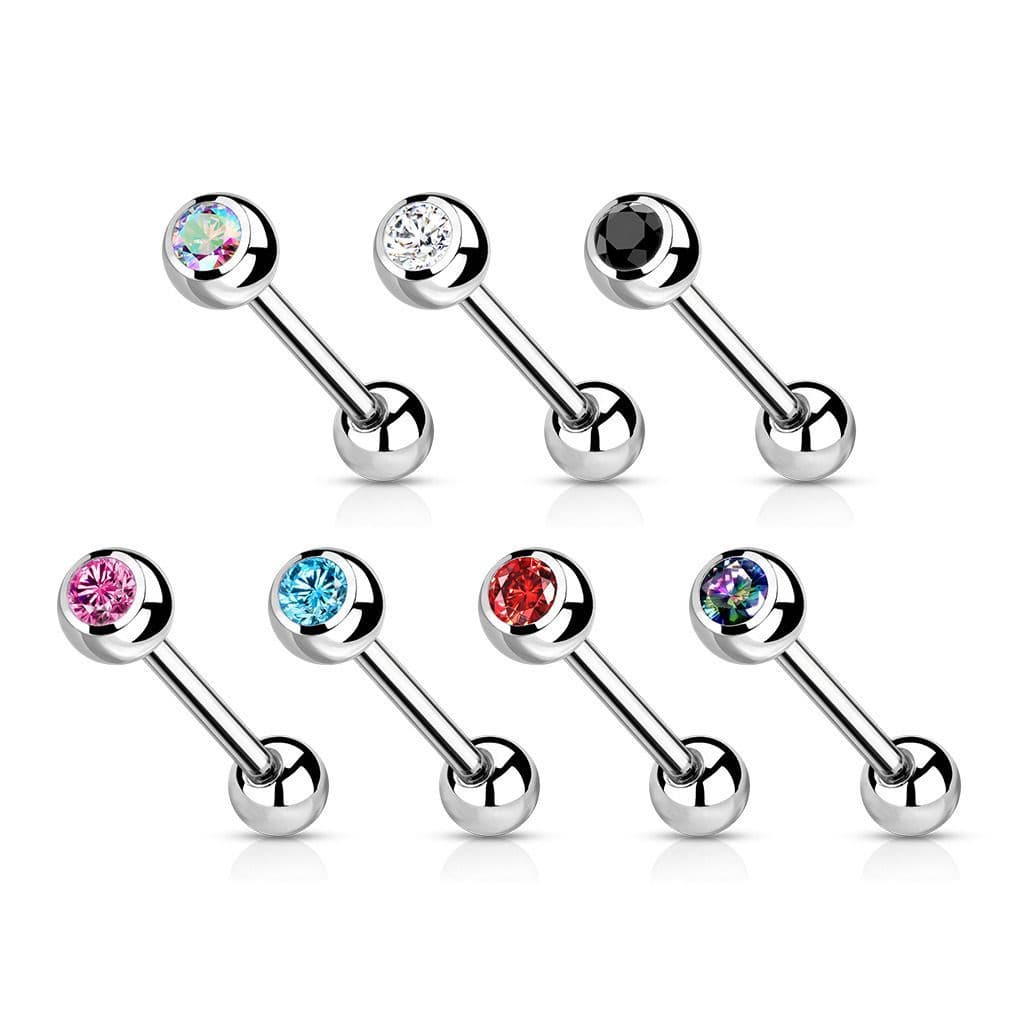 Piercing do jazyku TITAN (růžová) - TIT1017-P - náhled 3