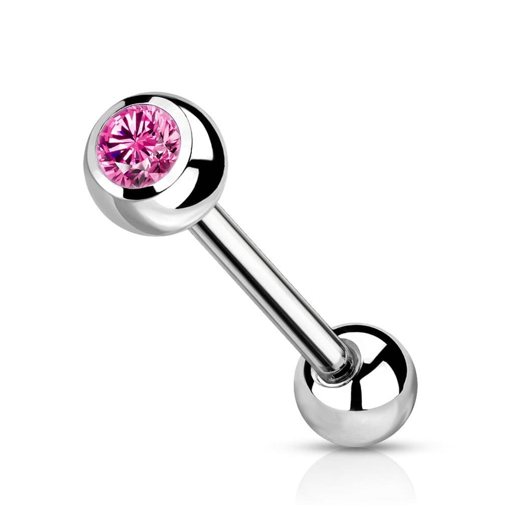 Piercing do jazyku TITAN (růžová) - TIT1017-P - náhled 1