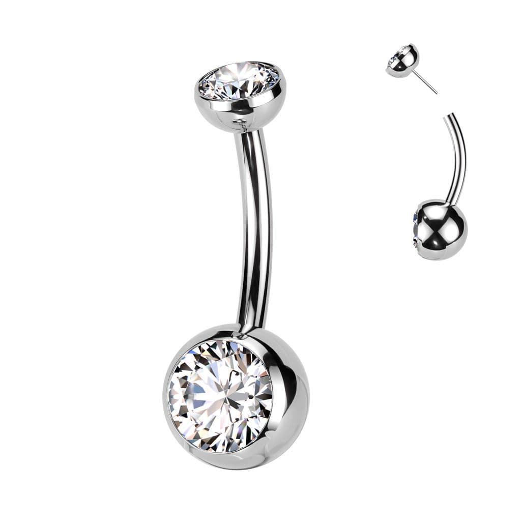 PUSH IN piercingu do pupíku TITAN - TIT1309-C - náhled 1