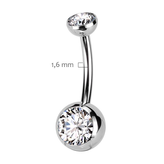 PUSH IN piercingu do pupíku TITAN - TIT1309-C - náhled 3
