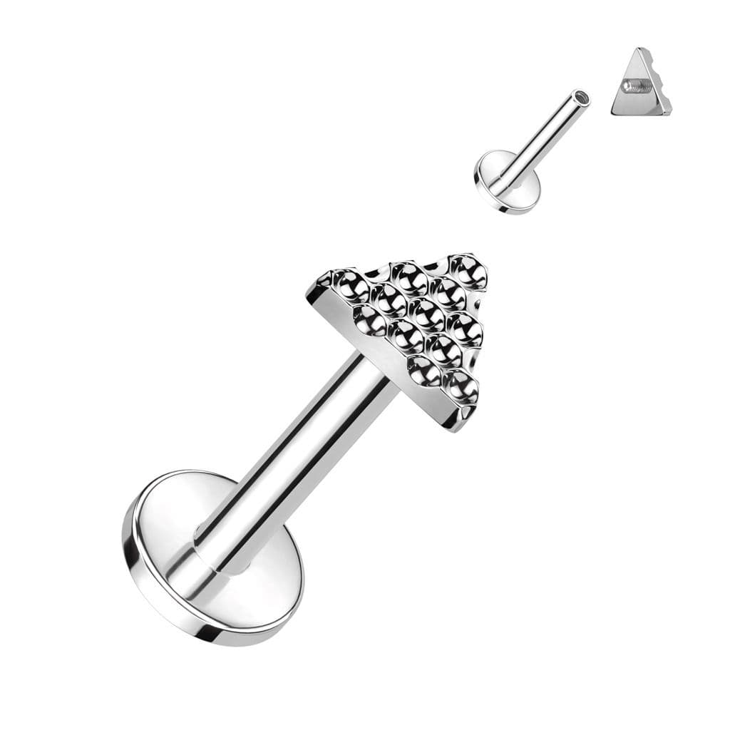 Piercing do brady - labreta TITAN (1,2 x 8 mm) - TIT1302-1208 - náhled 1