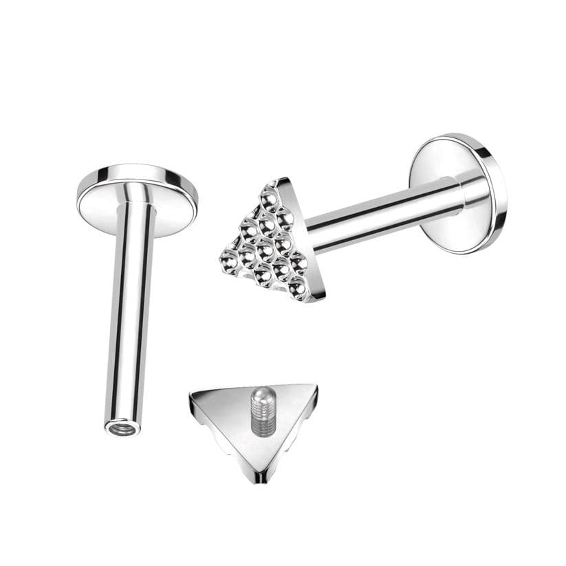 Piercing do brady - labreta TITAN (1,2 x 8 mm) - TIT1302-1208 - náhled 3