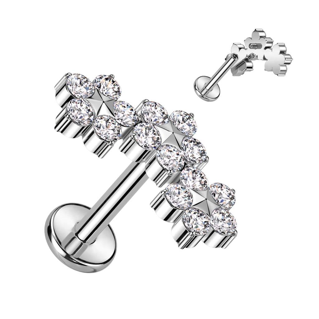 S4U Piercing do brady - labreta TITAN, 1,2 x 8 mm - TIT1284-1208 - náhled 1