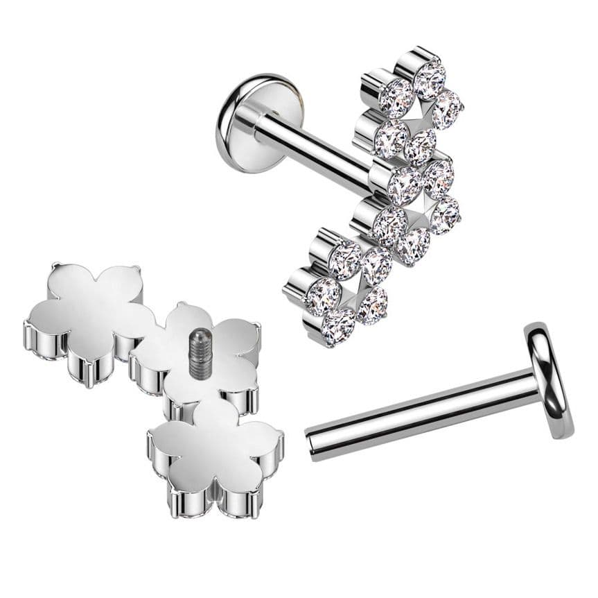 S4U Piercing do brady - labreta TITAN, 1,2 x 8 mm - TIT1284-1208 - náhled 2
