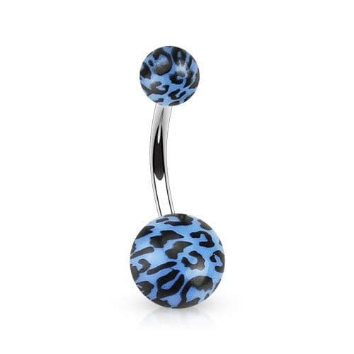 Piercing do pupíku - tygrovaný (bílá) - BA01089-W - náhled 4