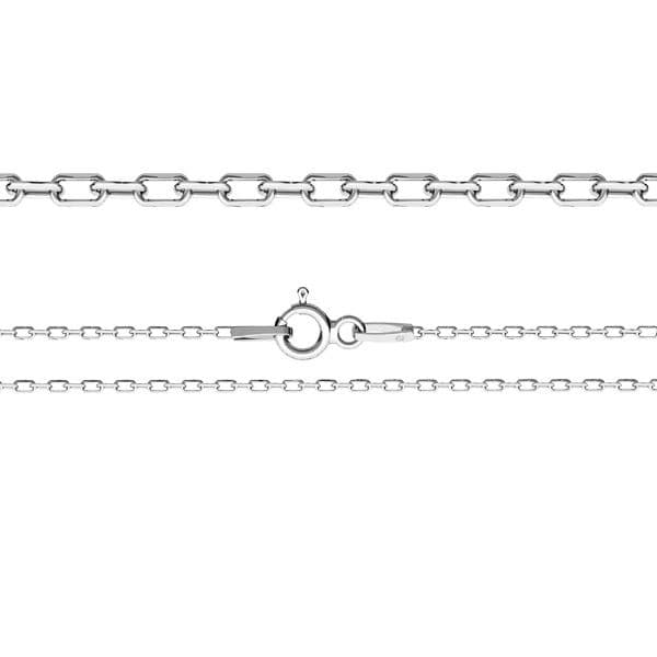 NUBIS Stříbrný řetízek ANKER (38 cm, 1,05 g) - NB-7022-38