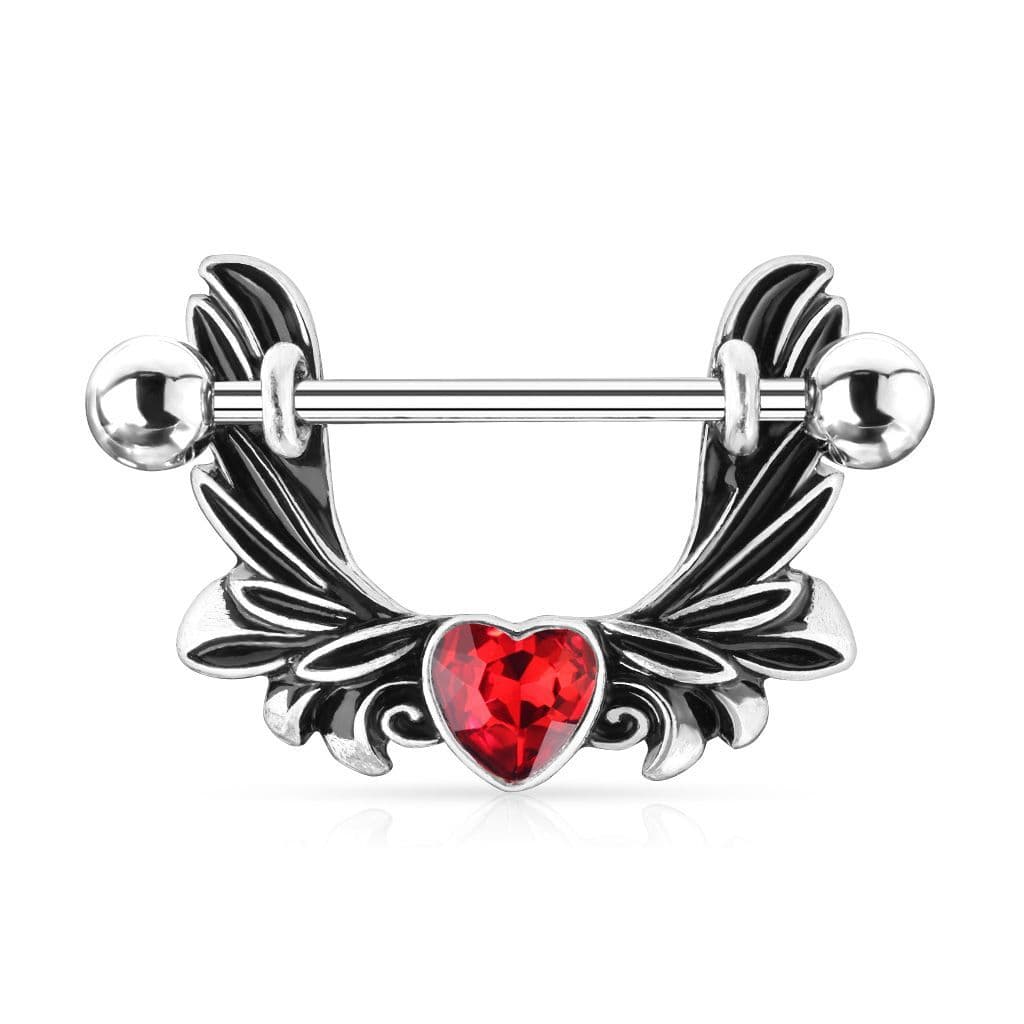 Piercing do bradavky s ozdobou (duhová) - náhled 2