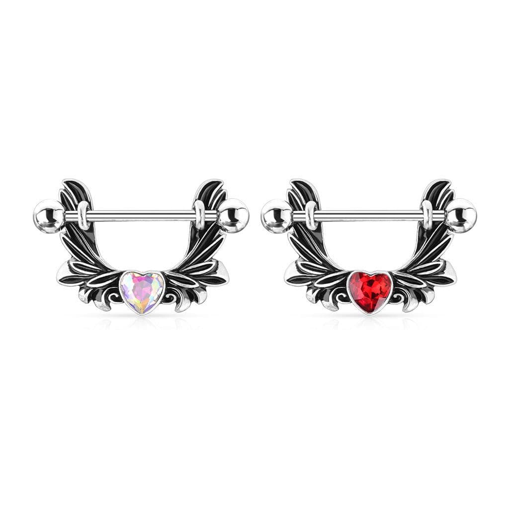 Piercing do bradavky s ozdobou (duhová) - náhled 4