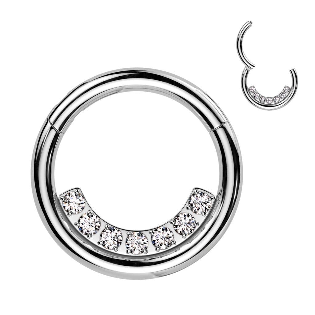 Segment kruh septum / cartilage / tragus piercing (1,2 x 10 mm) - K1047-1210