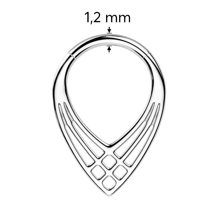 Piercing septum / helix / cartilage TITAN (1,2 x 10 mm) - TIT1329-1210 - náhled 3