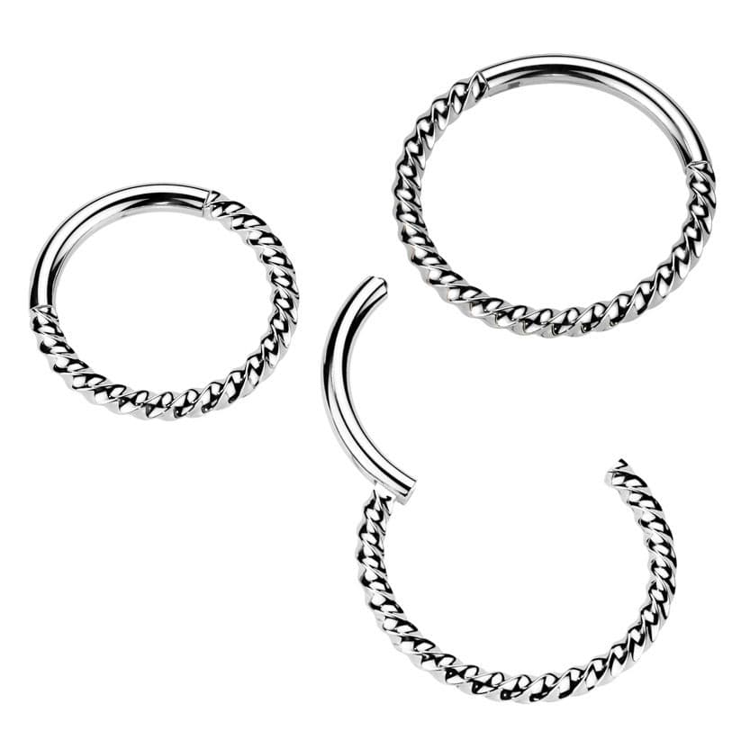 Piercing segment kruh TITAN kroucený (1,2 x 10 mm) - TIT1330-1210 - náhled 2