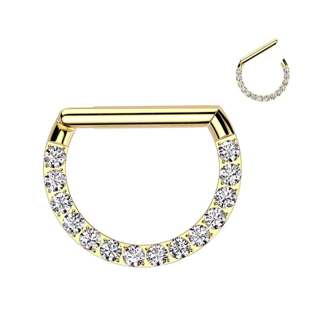 Piercing segment půlkruh TITAN (1,2 x 6 mm) - TIT1339-1206 - náhled 1