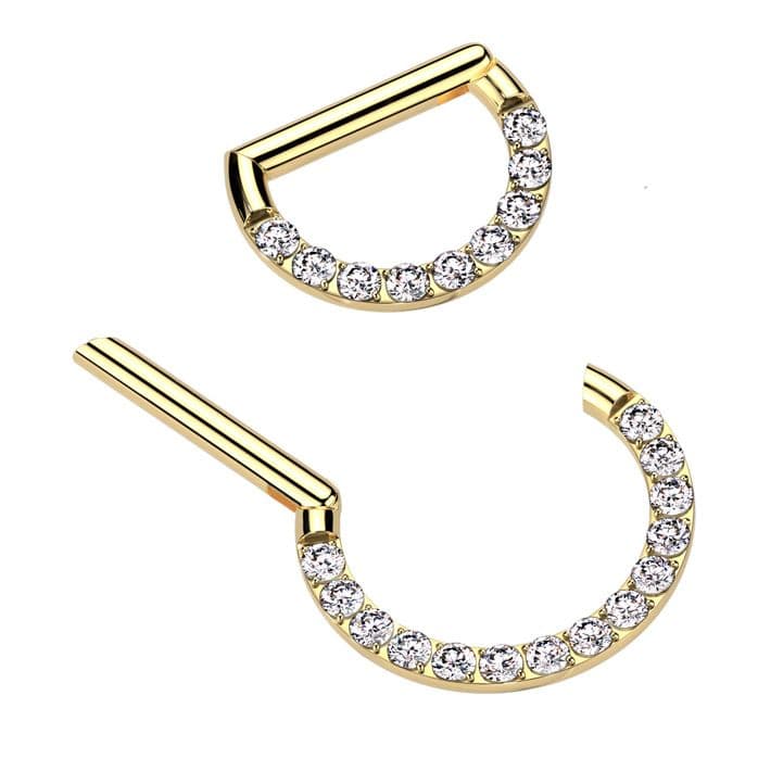 Piercing segment půlkruh TITAN (1,2 x 6 mm) - TIT1339-1206 - náhled 2