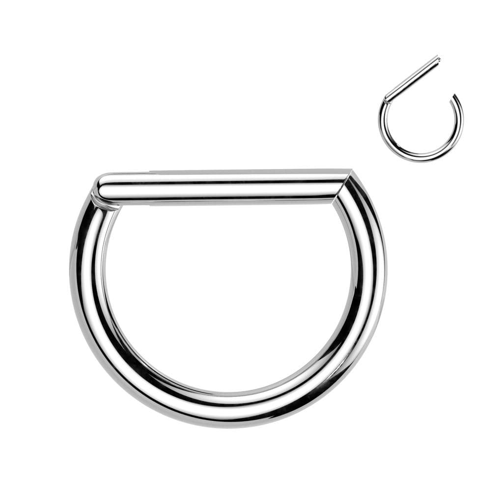Piercing segment půlkruh TITAN (1,2 x 10 mm) - TIT1337-1210 - náhled 1