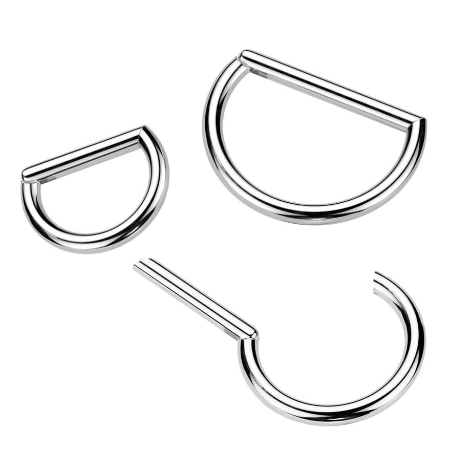Piercing segment půlkruh TITAN (1,2 x 10 mm) - TIT1337-1210 - náhled 2